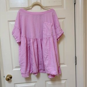 Free People We The Free Pink Women's Top L